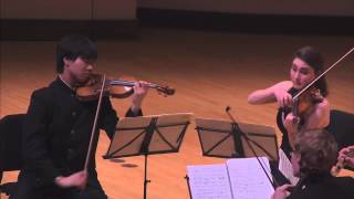 Dvorak quotAmericanquot String Quartet No 12 Ravinia Festival 2015 [upl. by Jenelle]