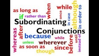 Subordinating Conjunctions Song [upl. by Htes]