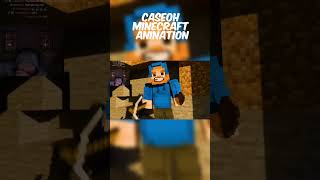 CASEOH MINECRAFT ANIMATION fypシ゚viral funnyshorts clip fypシ゚ caseoh jynzxi viralshort [upl. by Leamiba]