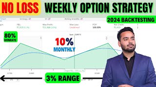 No Loss Nifty Weekly Option Selling Strategy  High Reward LowRisk Strategy [upl. by Henghold142]