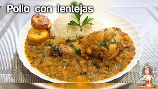 📌PREPARA LENTEJAS🍲 CON POLLO🐔 de esta forma y todos te pedirán la receta😘👌‼️ [upl. by Iveksarap588]