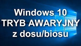 Tryb awaryjny Windows 10  jak włączyć gdy nie działa monitor UPS [upl. by Chisholm]