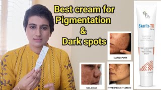 Best cream for pigmentation and dark spots  Fixderma skarfix tx cream review telugu [upl. by Arvin]