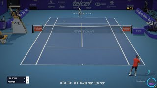 Tiebreak early access 6 gameplay  Sinner vs Dimitrov  Acapulco open SF  Career Mode  PC [upl. by Ydnic]