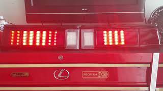 Toyota Corolla LED converted tail lights KE71 [upl. by Basilius]