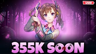 🔴Live Road To 355K Subscribers 🗿 Garena Free Fire [upl. by Burnsed]