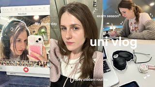 UNI VLOG 💻 8hr study day going to lab assignment work library days amp daily uni student life [upl. by Allissa237]