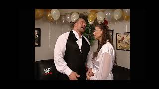 Triple H and Stephanie prepare for their wedding Raw Jan2002 Part 1 [upl. by Eudosia96]