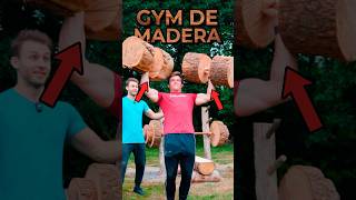 Traté de construir mancuernas de madera🪵 🏋️‍♂️ [upl. by Demetria426]