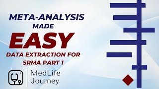 Data Extraction for SRMA for Noobs Part 13 Preliminary Extraction MetaAnalysis Made Easy [upl. by Pittel]