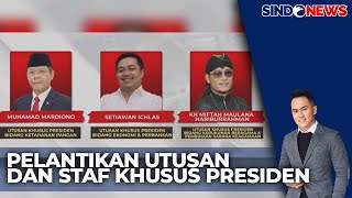 FULL Pelantikan Utusan dan Staf Khusus Presiden  Sindo Prime 2210 [upl. by Jenica]