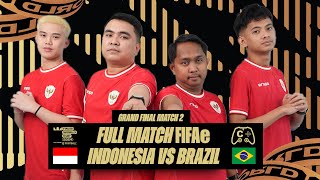 FULL MATCH GRAND FINAL GAME 2  INDONESIA VS BRAZIL  FIFAe WORLD CUP 2024 [upl. by Ilram]