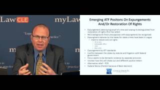 ATF Positions on Expungement Restoration of Gun Rights  LawPigeon Firearms Law with Bryan L Ciyou [upl. by Odilo]