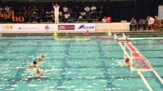 Olympic Qualifying Water Polo Canada vs Greece Penalty Shot [upl. by Luckin]