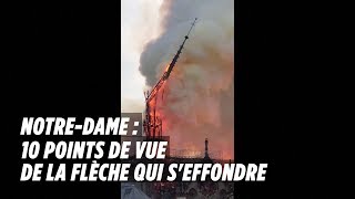 NotreDame  leffondrement de la flèche en 10 points de vue [upl. by Toomin]