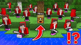 Mikey Using Morphing Mod To CHEAT In JJs Hide And Seek  in Minecraft Maizen [upl. by Christianson]