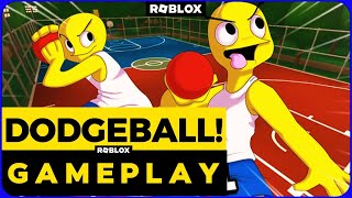 DODGEBALL  Roblox Gameplay Intense Red vs Blue Showdown [upl. by Rhodia]