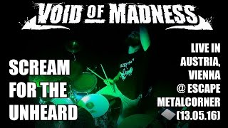 Eugene Ryabchenko  Void Of Madness  Scream For The Unheard drum cam [upl. by Erna362]