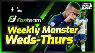 Fanteam World Cup Monster WedsThurs Selections  Fanteam 2223 [upl. by Ardeid]