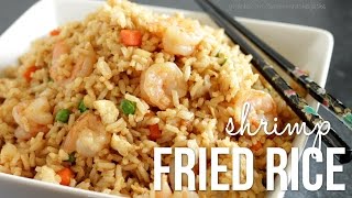 How to Make Shrimp Fried Rice Chinese Fried Rice Recipe [upl. by Diet]