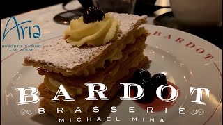 Vegas Restaurant Review  Bardot Brasserie  ARIA Resort amp Casino [upl. by Mutat]