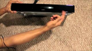 Vizio VBR334 3D BluRay Player Unboxing [upl. by Ralat]