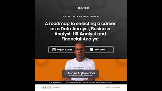 Selecting a career as a Data Analyst Business Analyst HR Analyst and Financial Analyst [upl. by Auhs]