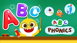 Pingfong Baby Shark ABC Phonics  Learn the Alphabet from A to Z  Pinkfong ABC Games [upl. by Adiasteb28]