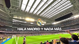 “Hala Madrid y nada más” cantado por primera vez en el Nuevo estadio Santiago Bernabéu 4K [upl. by Honor420]