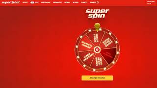 SuperSpin  codzienna szansa na bonus w SuperBet i JackPot 10000 PLN [upl. by Laflam]