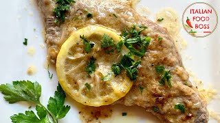 The ultimate Lemon Scaloppine Recipe  AUTHENTIC ITALIAN RECIPE [upl. by Leda]