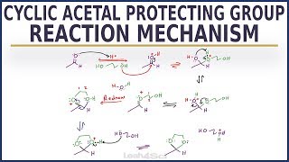 Cyclic Acetal Protecting Group Reaction and Mechanism [upl. by Adliw]