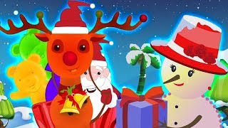 cascabeles rimas infantiles  Canciones Infantiles  Jingle Bells  Jelly Bears Español [upl. by Bekah110]