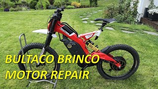 Crystalyte motor repair in Bultaco Brinco motorcycle [upl. by Yelsel]