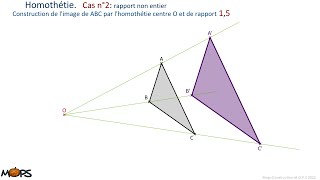 Homothétie rapport non entier 3pts [upl. by Deva]