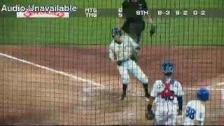 Tyler Goeddel homers for the Biscuits [upl. by Coy]