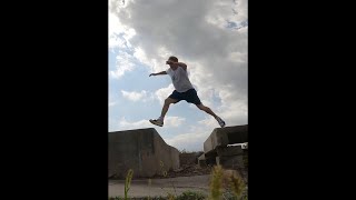 Footbag Athlete Attempts Extremely Difficult Stunt [upl. by Burnaby]