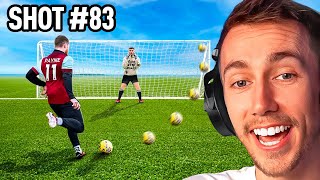 Miniminter Reacts To Behzinga Taking 100 Shots Vs Danny Aarons [upl. by Atiuqel]