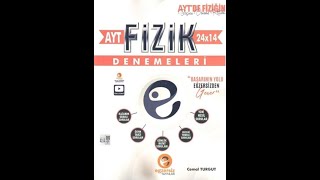 Egzersiz Yayınları AYT Fizik 24 x 14 Denemeleri [upl. by Umeko]