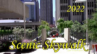 Scenic Embarcadero Center Skywalk in San Francisco 2022 [upl. by Benedicta]