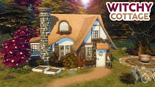 Witchy Autumn Cottage 🧹  The Sims 4 Speed Build [upl. by Stickney]