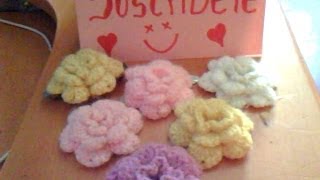 Como Hacer Una Flor Abultada A Crochet En Español [upl. by Kcirtapnaes]