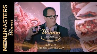 MenuMasters Digital Innovation winner ‘Sam the Cooking Guy’ on what this award means to him [upl. by Phillane220]