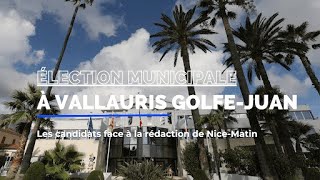 Élection municipale à Vallauris GolfeJuan  le débat [upl. by Lady]