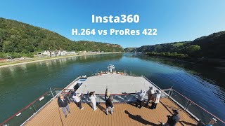 Insta360 H264 vs ProRes 422 [upl. by Asiel192]