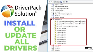 How to use Driverpack Solution Online  How to install drivers in Windows PC [upl. by Gizela783]