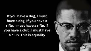 Part 3  All Time Famous Malcolm X Quotes [upl. by Ricki499]