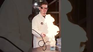 Propane Fire Bubbles Demo combustion fuel McWaneScienceCenter DIYST3 [upl. by Alyks]