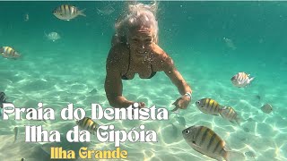 Um mergulho na praia do Dentista na Ilha da Gipóia com acesso pela Ilha Grande [upl. by Aney108]