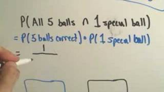 Finding the Probability of Winning the Texas Lottery [upl. by Tiebout]